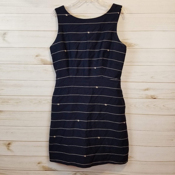 The limited navy embroidered dress size 12 - Picture 1 of 3